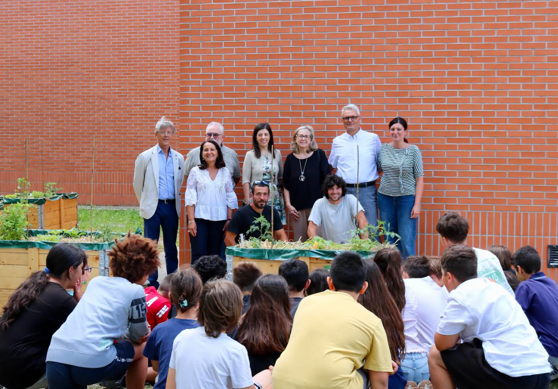 Pronti gli Orti di Classe per la scuola media Baccarini
